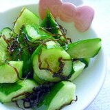 超簡単！夏バテ対策！塩昆布ときゅうりの和え物